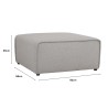 ALURA 4 Seater Corner Modular Sofa with Ottoman