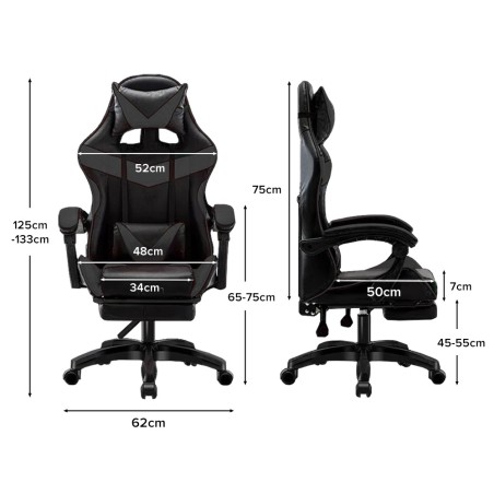 PEGASI Gaming Chair with Leg Rest