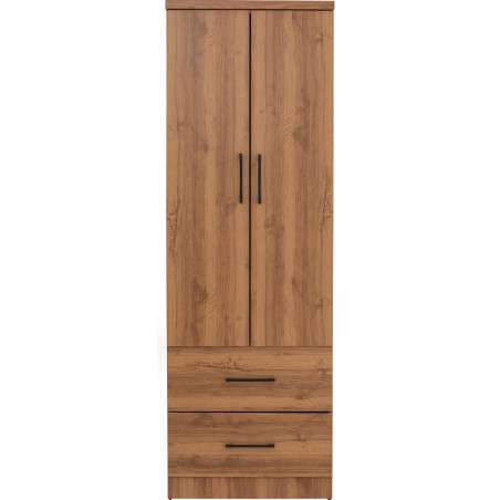 DUBLIN Wardrobe with 2 Doors and Drawers