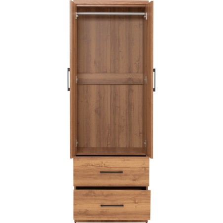 DUBLIN Wardrobe with 2 Doors and Drawers