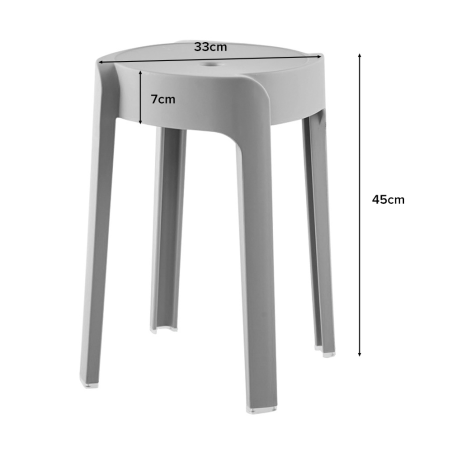 WYNNE Stool, Stackable