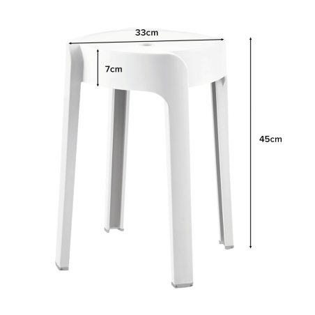 WYNNE Stool, Stackable