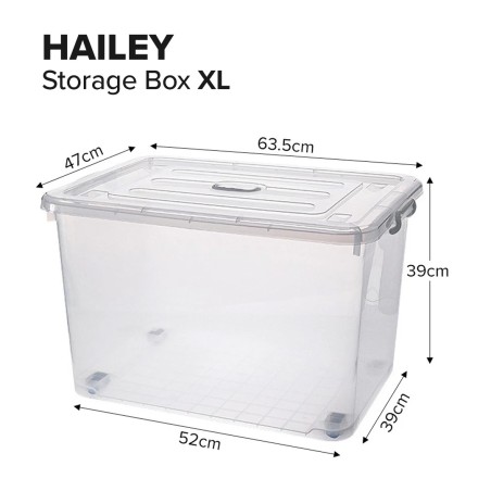 HAILEY Bundle of 4 Storage Box