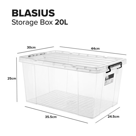 BLASIUS Bundle of 4 Stackable Storage Box