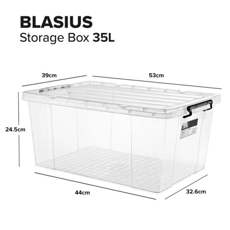 BLASIUS Bundle of 4 Stackable Storage Box