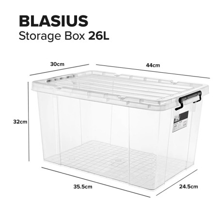 BLASIUS Bundle of 4 Stackable Storage Box