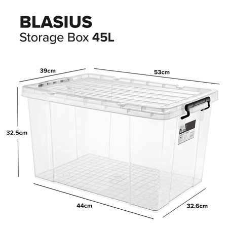 BLASIUS Bundle of 4 Stackable Storage Box