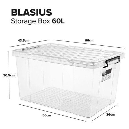 BLASIUS Bundle of 4 Stackable Storage Box