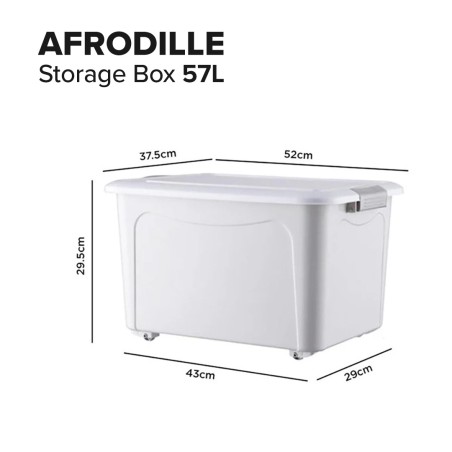 AFRODILLE Bundle of 4 Storage Box