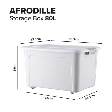 AFRODILLE Bundle of 4 Storage Box