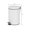 HLWB-02 Pedal Waste Bin - JIJI.SG