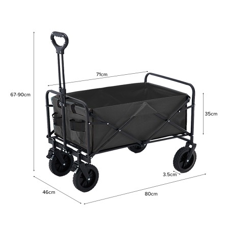 STEFAN Foldable Outdoor Trolley Cart