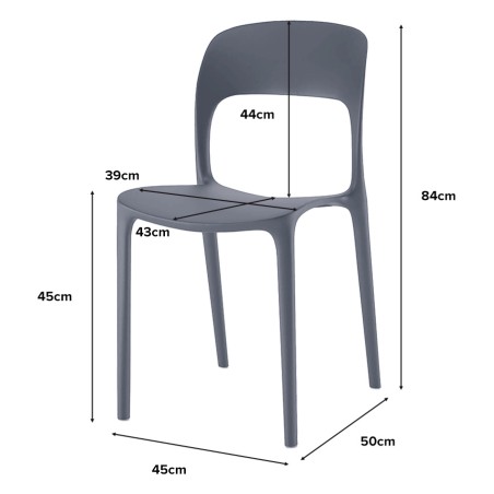 MIKAEL Chair, Stackable