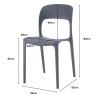 MIKAEL Chair, Stackable - JIJI.SG