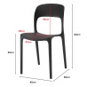 MIKAEL Chair, Stackable - JIJI.SG