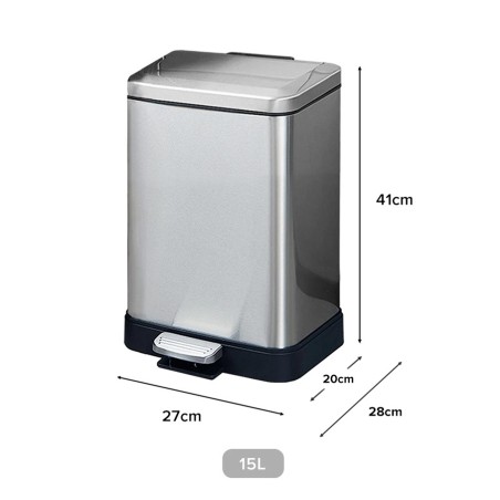 CHARAN Stainless Steel Trash Bin