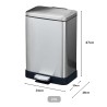 CHARAN Stainless Steel Trash Bin - JIJI.SG
