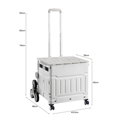 COURTNEY Foldable Grocery Trolley