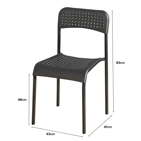 (AS-IS) MOBY Chair, Stackable