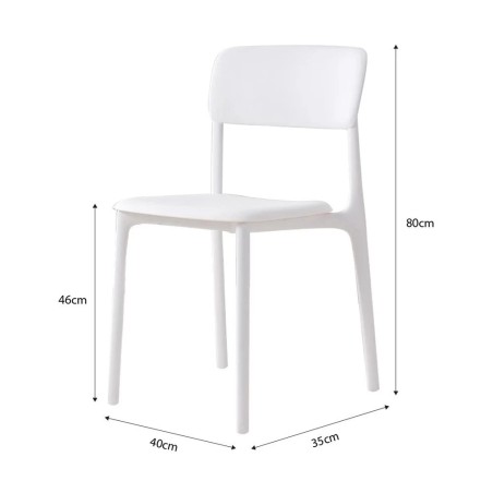 (AS-IS) POVEL Chair, Stackable