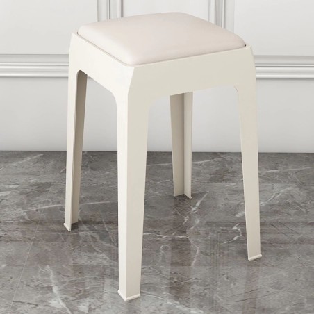 (AS-IS) DANTE Cushioned Stool, Stackable