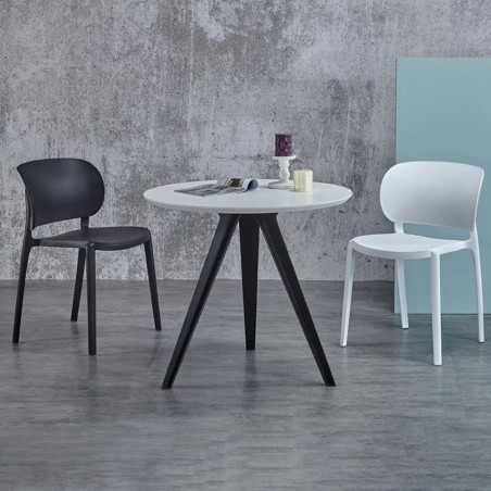 (AS-IS) ZURIE Chair, Stackable