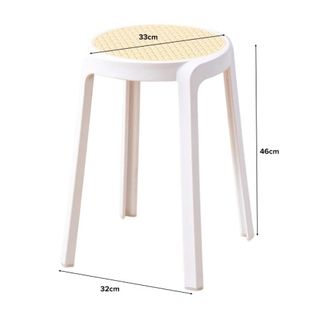 (AS-IS) ELIN Stool, Stackable