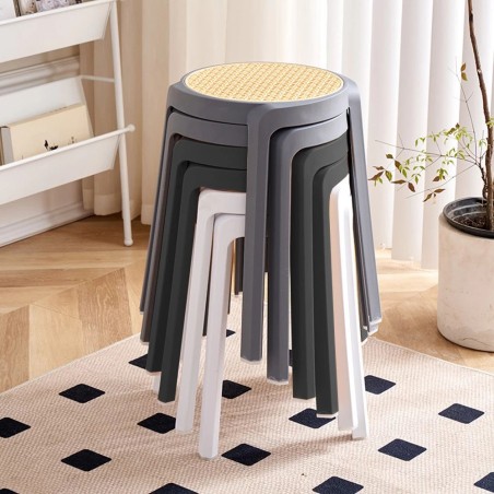 (AS-IS) ELIN Stool, Stackable