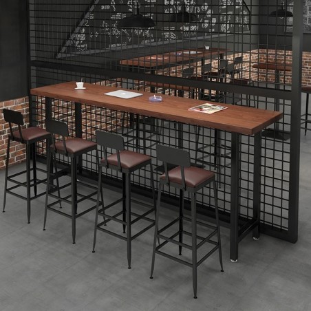 (AS-IS) RT-02 Bar Stool with Backrest