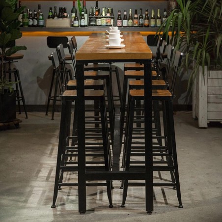 (AS-IS) RT-02 Bar Stool with Backrest