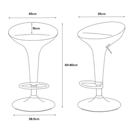 (AS-IS) DON Bar Stool