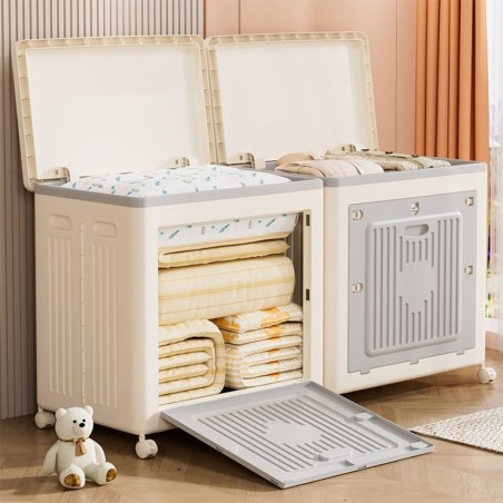 BORR Flip Top Laundry Basket with Wheels