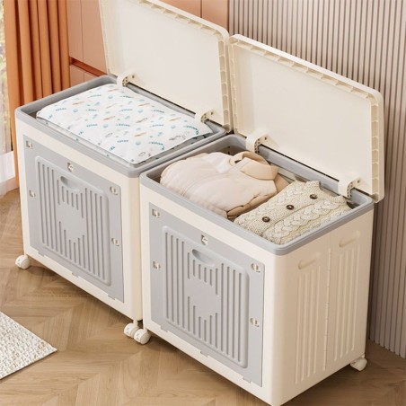 BORR Flip Top Laundry Basket with Wheels