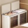 BORR Flip Top Laundry Basket with Wheels - JIJI.SG