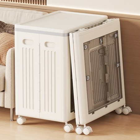 BORR Flip Top Laundry Basket with Wheels