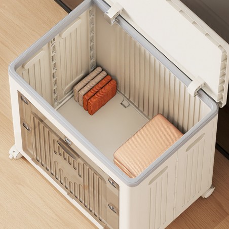 BORR Flip Top Laundry Basket with Wheels