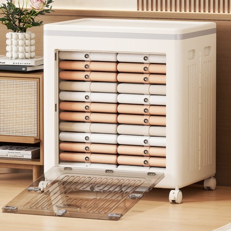 BORR Flip Top Laundry Basket with Wheels