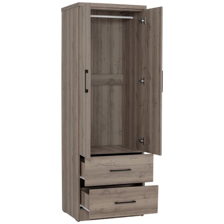 DUBLIN Wardrobe with 2 Doors and Drawers