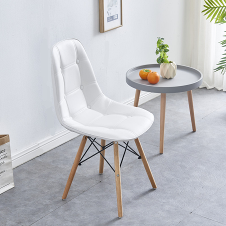 EAMES Cushioned Chair, Leather EAMES Cushioned Chair, Leather