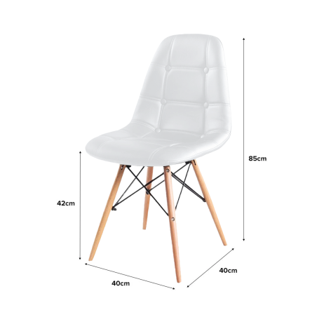 EAMES Cushioned Chair, Leather EAMES Cushioned Chair, Leather