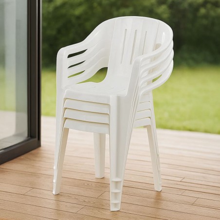 SAM Plastic Chair with Armrest