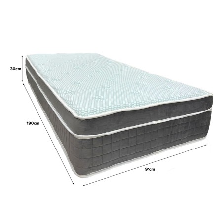 (AS-IS) NORDISLEEP Cooling Pocketed Spring Mattress