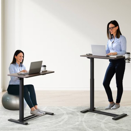 FLEXISPOT Height Adjustable Side Table Overbed Table