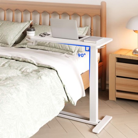 FLEXISPOT Height Adjustable Side Table Overbed Table