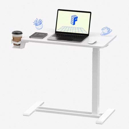 FLEXISPOT Height Adjustable Side Table Overbed Table