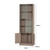 ECO Display Cabinet with Glass Door - JIJI.SG