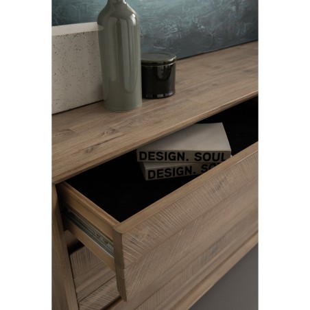 MADRID Chest of 6 Drawers, acacia