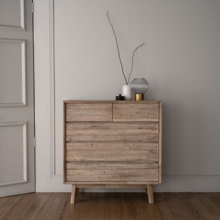 MADRID Chest of 5 Drawers, acacia MADRID Chest of 5 Drawers, acacia