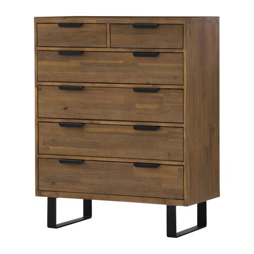 BURNHILL Chest of 6 Drawers