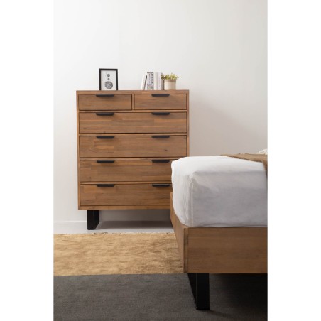 BURNHILL Chest of 6 Drawers